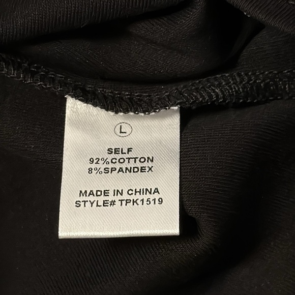 Black Rhinestone Embellished Top - Picture 4 of 5